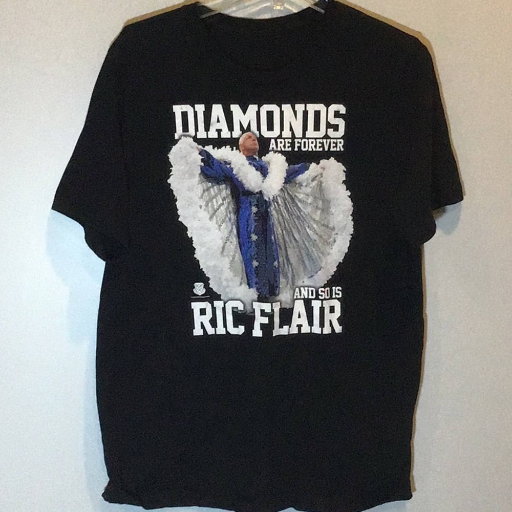 Ric Flair WWE t-shirt diamonds are forever